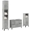 Image de vidaXL Ensemble de meubles de salle de bain 3 pcs gris béton3324950