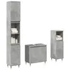Image de vidaXL Ensemble de meubles de salle de bain 3 pcs gris béton3324952
