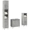 Image de vidaXL Ensemble de meubles de salle de bain 3 pcs gris bÃ©ton