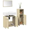Image de vidaXL Ensemble de meubles de salle de bain 3 pcs chêne sonoma3324972