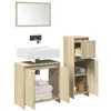 Image de vidaXL Ensemble de meubles de salle de bain 3 pcs chêne sonoma3324973