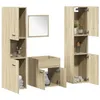 Image de vidaXL Ensemble de meubles de salle de bain 4 pcs chêne sonoma3324998
