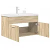 Image de vidaXL Armoire lavabo de salle de bain et vasque et robinet intÃ©grÃ©s