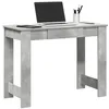 Image de vidaXL Bureau gris bÃ©ton 100x45x75 cm bois d'ingÃ©nierie