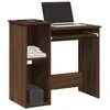 Image de vidaXL Bureau et étagères chêne marron 84x40x78 cm bois d'ingénierie860451