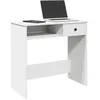 Image de vidaXL Bureau Blanc 80x40x75 cm Bois d'ingÃ©nierie