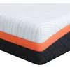 Image de vidaXL Matelas Blanc, Gris 140 x 190 cm