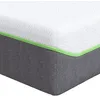 Image de Vidaxl Matelas Blanc Et Gris Tissu Jacquard En Polyester 100%