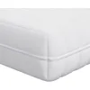 Image de vidaXL vidaXL Matelas Blanc 140 x 190 cm Tissu 100% polyester