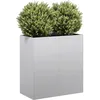 Image de Vidaxl JardiniÃ¨re 80x40x80 Cm Acier GalvanisÃ©