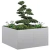 Image de vidaXL Jardinière 80x80x40 cm acier galvanisé860743