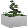 Image de Vidaxl JardiniÃ¨re 80x80x40 Cm Acier GalvanisÃ©