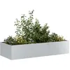 Image de Vidaxl JardiniÃ¨re 200x80x40 Cm Acier GalvanisÃ©