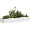 Image de Vidaxl JardiniÃ¨re Blanc 280x80x40 Cm Acier