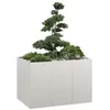 Image de vidaXL Jardinière 120x80x80 cm acier inoxydable860791