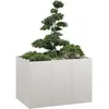 Image de Vidaxl JardiniÃ¨re 120x80x80 Cm Acier Inoxydable
