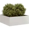 Image de Vidaxl JardiniÃ¨re 80x80x30 Cm Acier Inoxydable