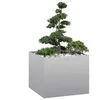 Image de Vidaxl JardiniÃ¨re 100x100x80 Cm Acier GalvanisÃ©
