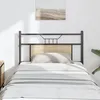 Image de vidaXL TÃªte de lit chÃªne sonoma 90 cm bois d'ingÃ©nierie et acier