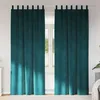 Image de Vidaxl Rideaux Avec Des Rideaux 2 Pcs Vert FoncÃ© 140 X 245 Cm Velours