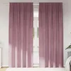 Image de Vidaxl Rideaux Avec Des Rideaux 2 Pcs Rose FoncÃ© 140 X 245 Cm Velours