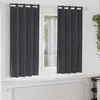Image de Vidaxl Rideaux Avec Des Rideaux 2 Pcs Gris Clair 140 X 175 Cm Velours