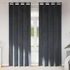Image de Vidaxl Rideaux Avec Des Rideaux 2 Pcs Gris Clair 140 X 225 Cm Velours
