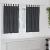 Image de Vidaxl Rideaux Avec Des Rideaux 2 Pcs Gris Clair 140 X 140 Cm Velours