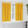 Image de Vidaxl Rideaux 2 Pcs Jaune Moutarde 140 X 175 Cm Velours