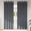 Image de Vidaxl Rideaux Avec Des Rideaux 2 Pcs Gris Clair 140 X 245 Cm Velours