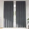 Image de Vidaxl Rideaux Avec Des Rideaux 2 Pcs Gris Clair 140 X 260 Cm Velours