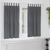Image de Vidaxl Rideaux Avec Des Rideaux 2 Pcs Gris Clair 140 X 175 Cm Velours