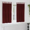 Image de Vidaxl Rideaux 2 Pcs Rouge Bordeaux 140 X 175 Cm Velours