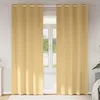 Image de Vidaxl Rideaux Avec Des Rideaux 2 Pcs Beige Polyester
