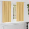 Image de Vidaxl Rideaux Avec Des Rideaux 2 Pcs Beige Polyester