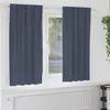 Image de vidaXL Vidaxl Rideaux Avec Des Rideaux 2 Pcs Anthracite Polyester