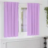 Image de Vidaxl Rideaux Avec Des Rideaux 2 Pcs Violet Polyester