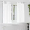 Image de Vidaxl Rideaux Avec Des Rideaux 2 Pcs Blanc Pur Polyester