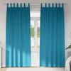 Image de Vidaxl Rideaux Avec Des Rideaux 2 Pcs Turquoise Polyester