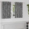 Image de vidaXL Vidaxl Rideau Avec Des Rideaux 2 Pcs Gris 140 X 140 Cm Velours