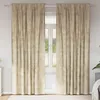 Image de Vidaxl Rideau Avec Des Rideaux 2 Pcs CrÃ¨me 225 X 140 Cm Velours