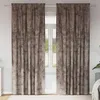Image de Vidaxl Rideau Avec Des Rideaux 2 Pcs Cappuccino 245 X 140 Cm Velours