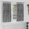 Image de Vidaxl Rideau Avec Des Rideaux 2 Pcs Gris 175 X 140 Cm Velours