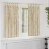 Image de Vidaxl Rideau Avec Des Rideaux 2 Pcs CrÃ¨me 175 X 140 Cm Velours