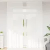 Image de Vidaxl Rideaux Avec Des Rideaux Floral Blanc Polyester