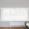 Image de Vidaxl Rideaux Avec Des Rideaux Blanc Polyester