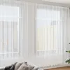 Image de Vidaxl Rideaux Avec Des Rideaux Floral Blanc 500 Ã 300 Cm Polyester