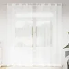 Image de Vidaxl Rideaux Avec Des Rideaux 2 Pcs Blanc Polyester