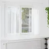 Image de Vidaxl Rideaux Avec Des Rideaux 2 Pcs Blanc Polyester