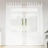 Image de Vidaxl Rideaux Avec Des Rideaux 2 Pcs Blanc Polyester